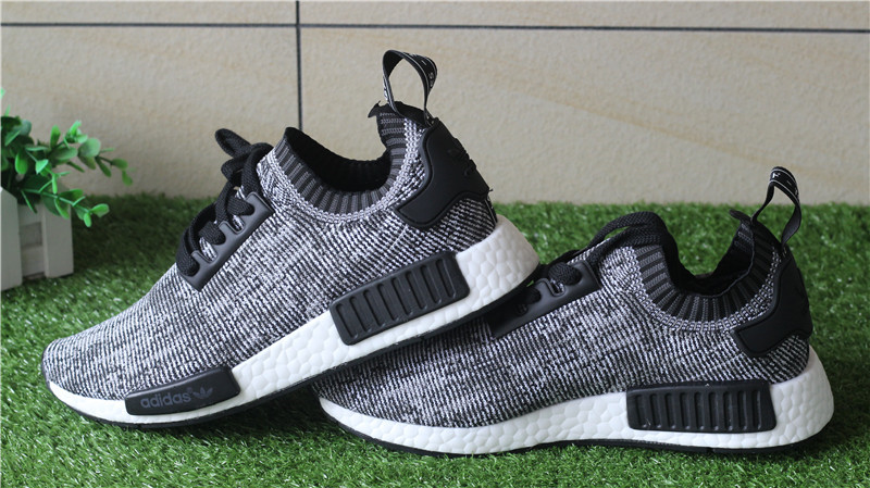 Adidas NMD R1 Primeknit Grey Black Mottled